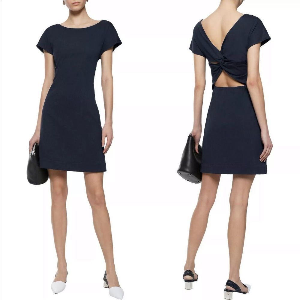 NWT Theory Andrizza Blue Ribbed Dress Size 00